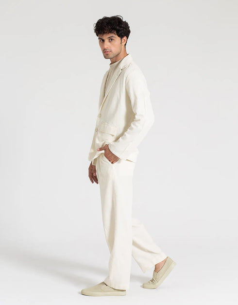 MEN’S JACQUARD TRAILORED PANTS